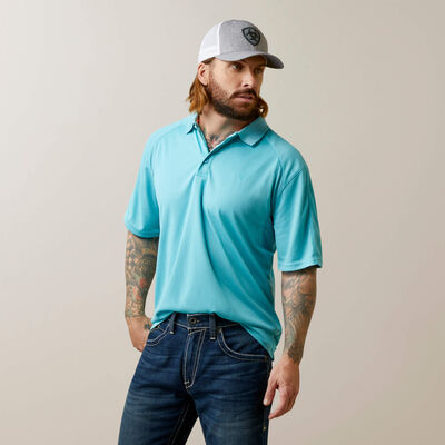 Ariat AC Polo, Waterfall Blue, Small