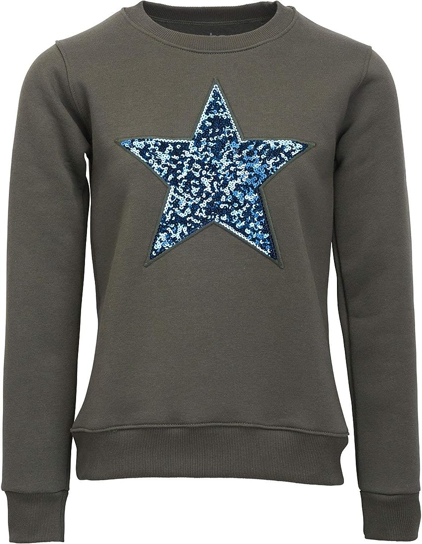 Montar Army Green Sweatshirt w/ Star, Small