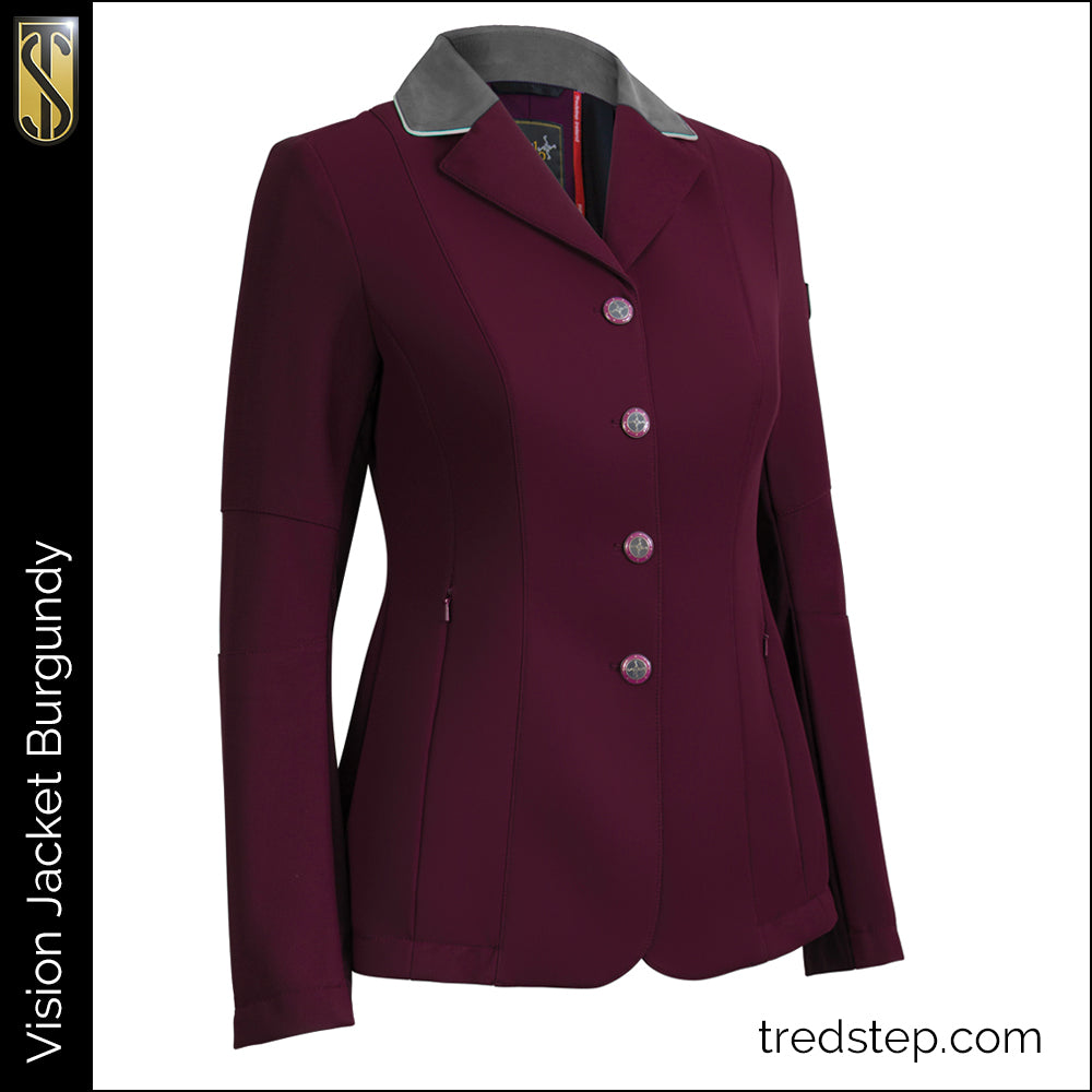 Tredstep™ Solo Vision Coat, Burgundy, Size 16