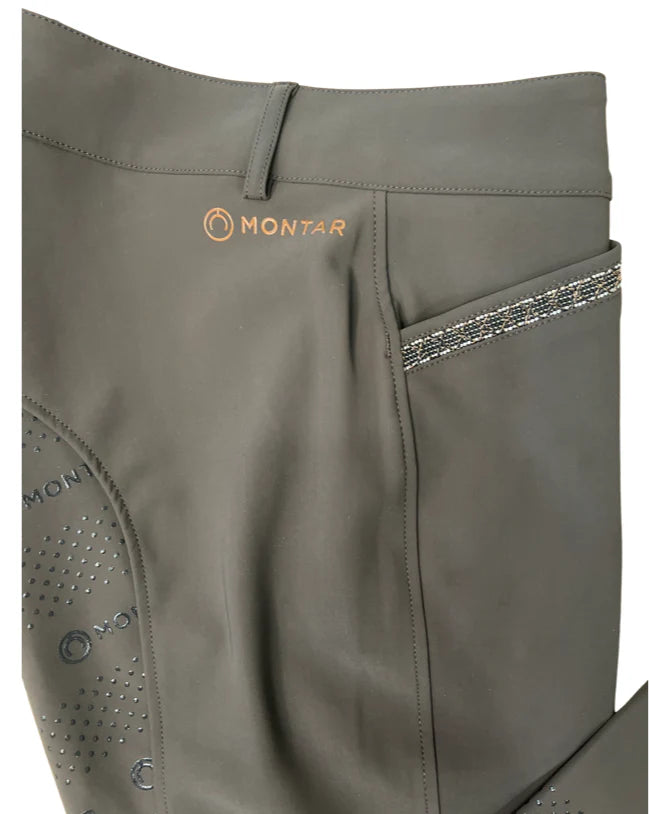 Montar Erin Pearl Pocket Soft-Tech Breech, Grey