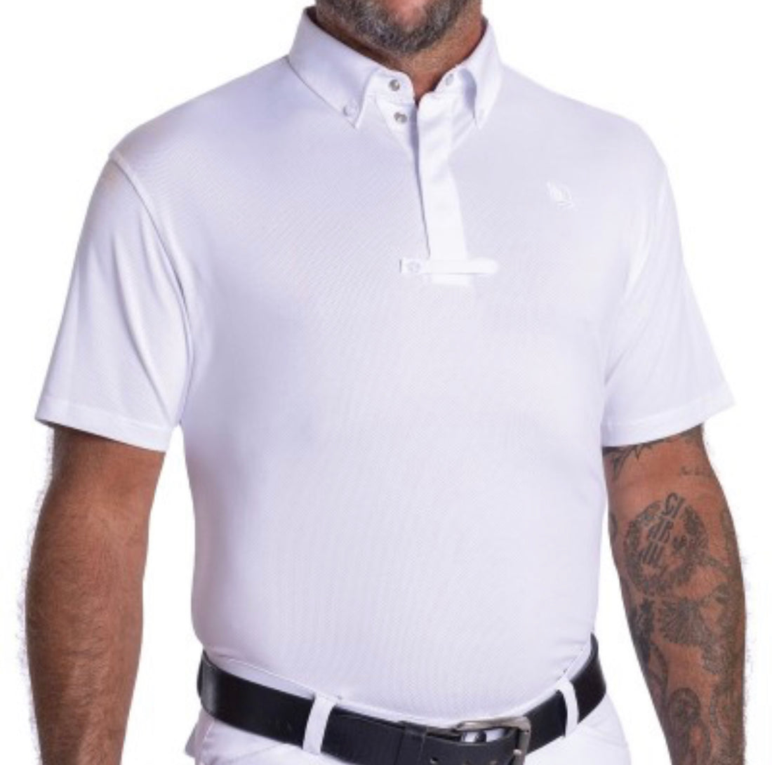 Romfh Men's Short Sleeve Show Polo, White