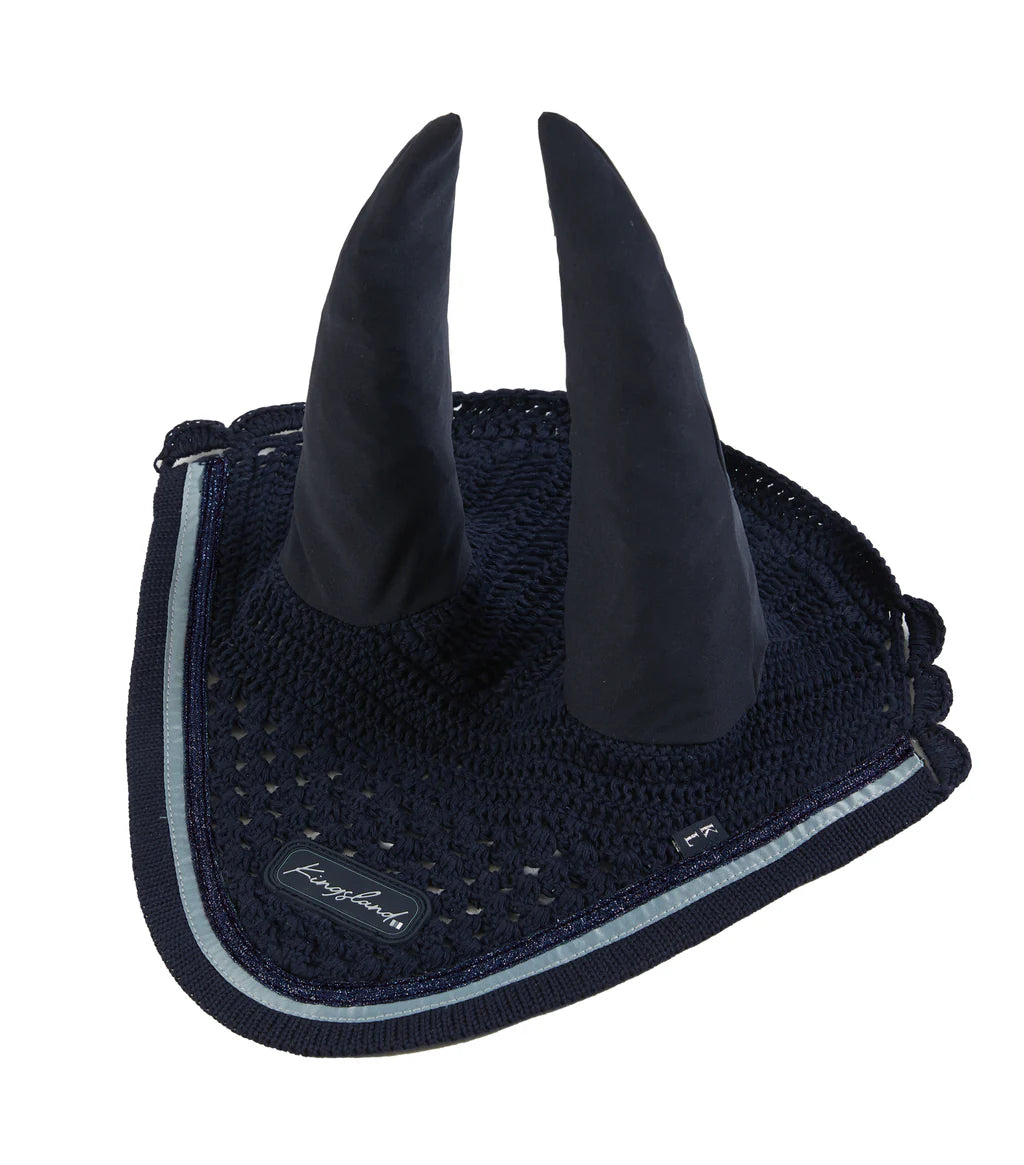 Kingsland Tessa Fly Bonnet, Navy with Green