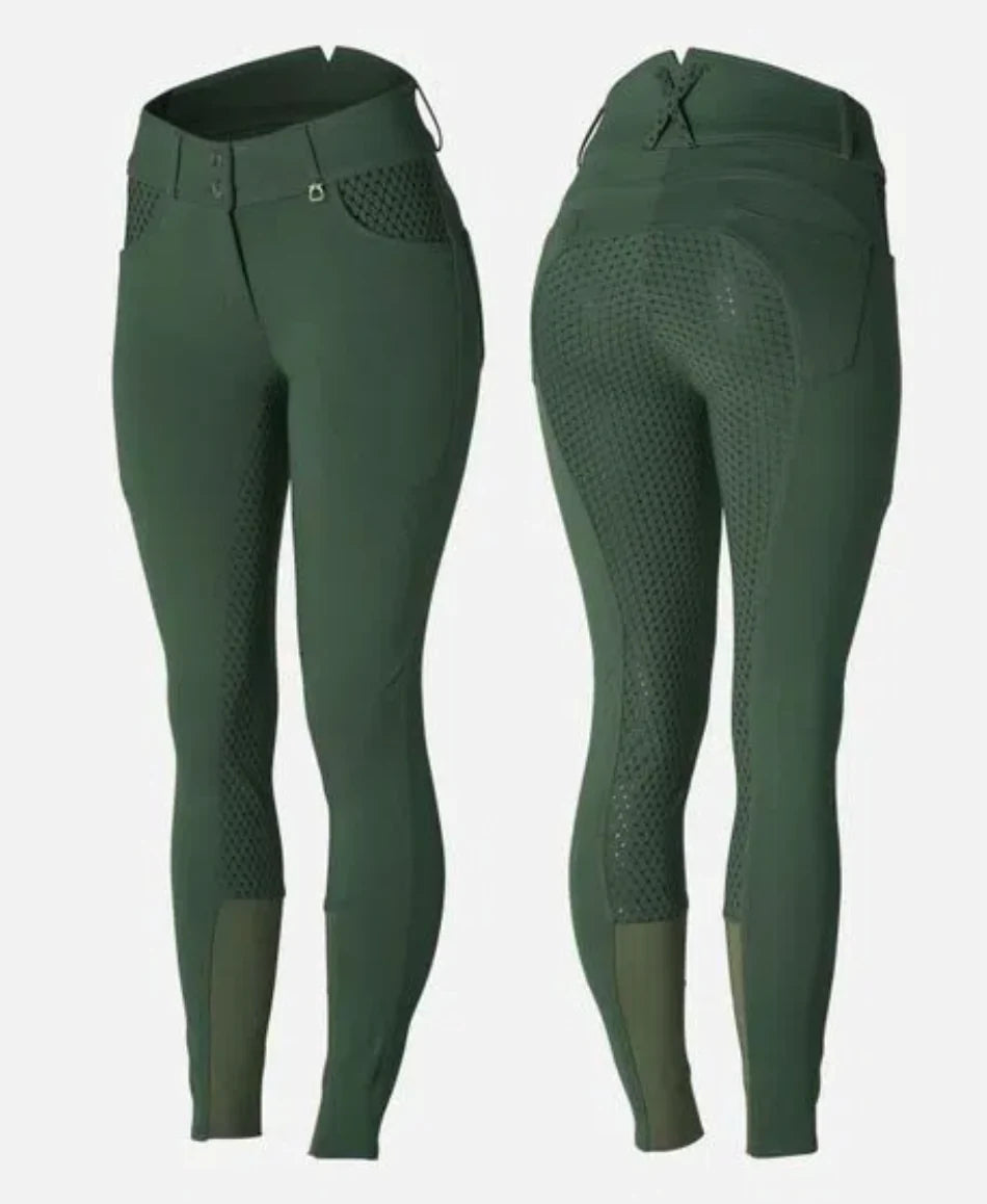 Horze Eva FS Breeches - Green