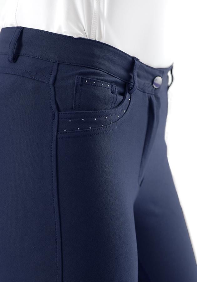 Premier Equine Alessandra Gel Breech - Navy, 22