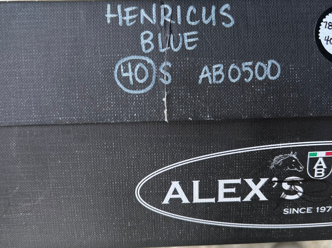 Alex's Boots Henricus Dark Blue Zip - 40S