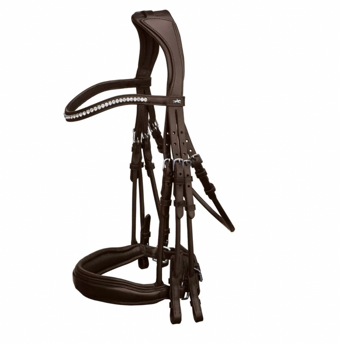 Schockemöhle Sports Venice Double Bridle, Espresso