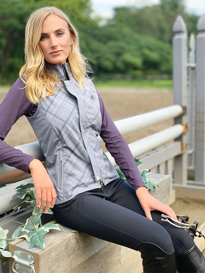 Arista Consignment Plaid Vest, XL