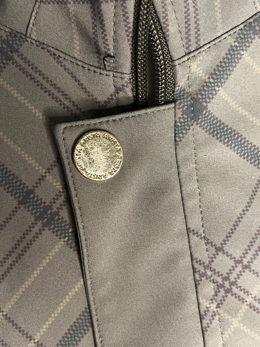 Arista Consignment Plaid Vest, XL