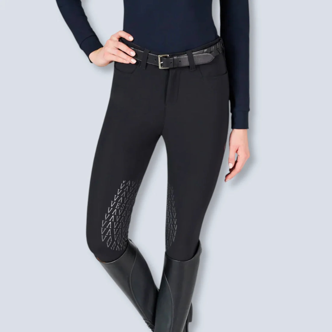 Vestrum Syracuse Knee Grip Breeches, TK Black